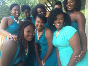 Natural bridesmaids - Gen's Wedding